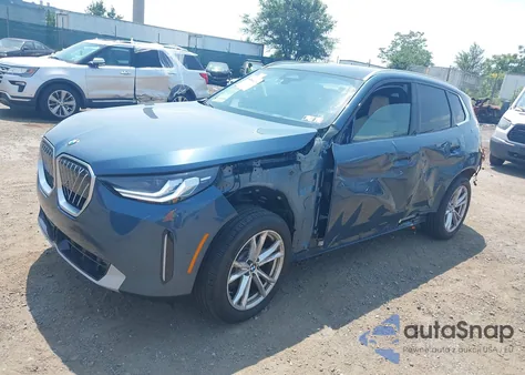 2025 BMW X3 30 xDrive from USA, damaged, VIN 5UX53GP09S9Z83642